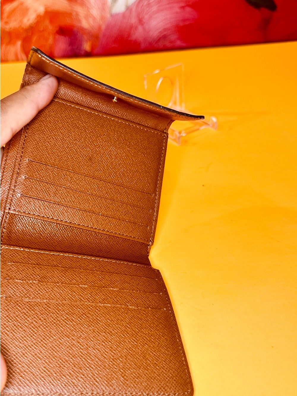 Louis Vuitton Monogram Compact Wallet - Brown & Gold - Picture 11 of 15